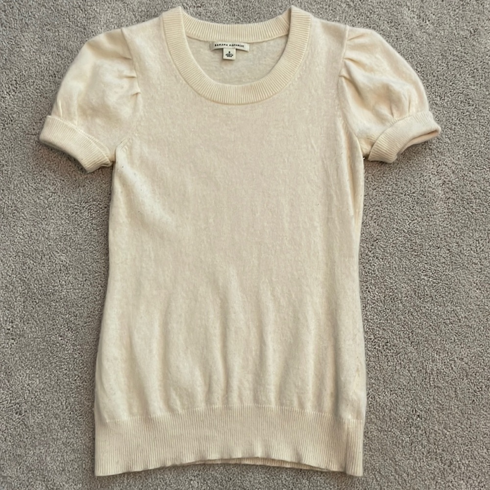 Ivory wool blend sweater